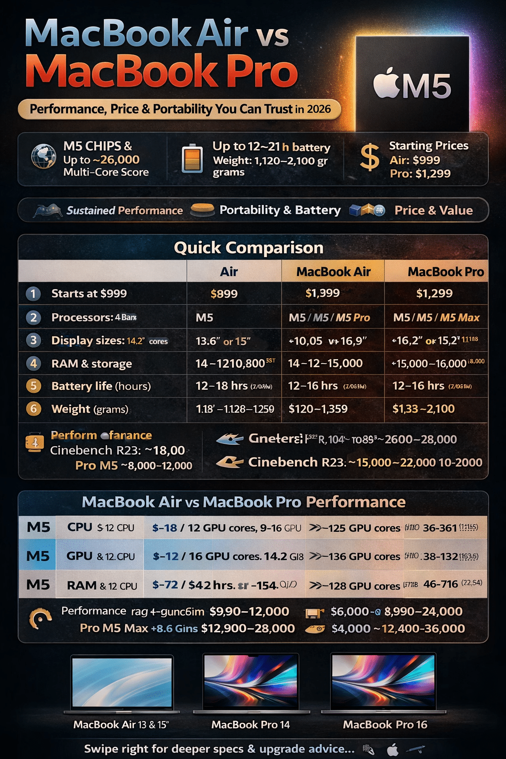 MacBook Air vs MacBook Pro