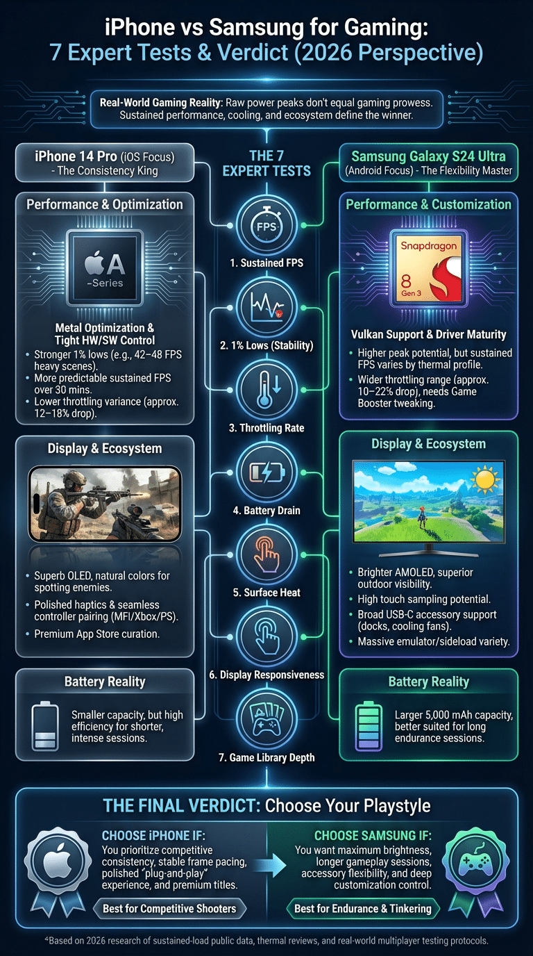 iPhone vs Samsung for gaming
