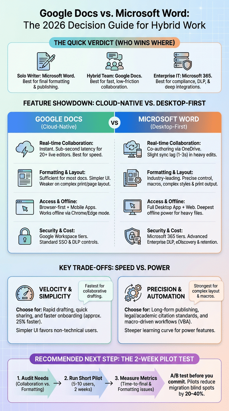Google Docs vs Microsoft Word
