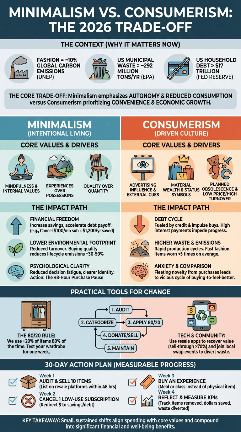Minimalism vs consumerism