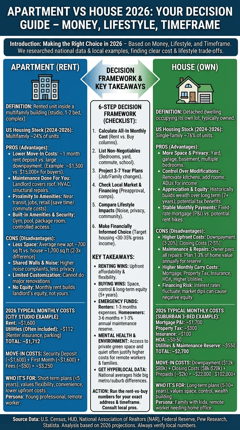 Apartment vs house