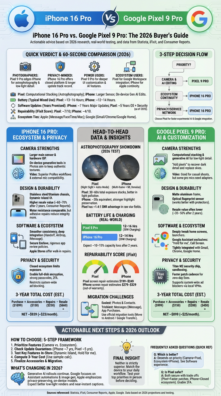 iPhone vs Google Pixel